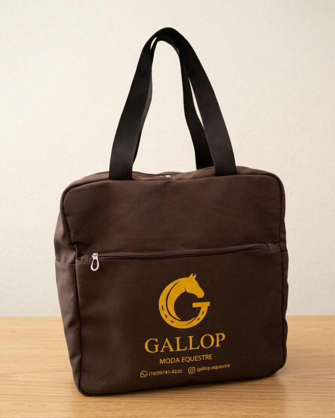 Bolsa Tote Condicional Minimalista Média Personalizada em Lona
