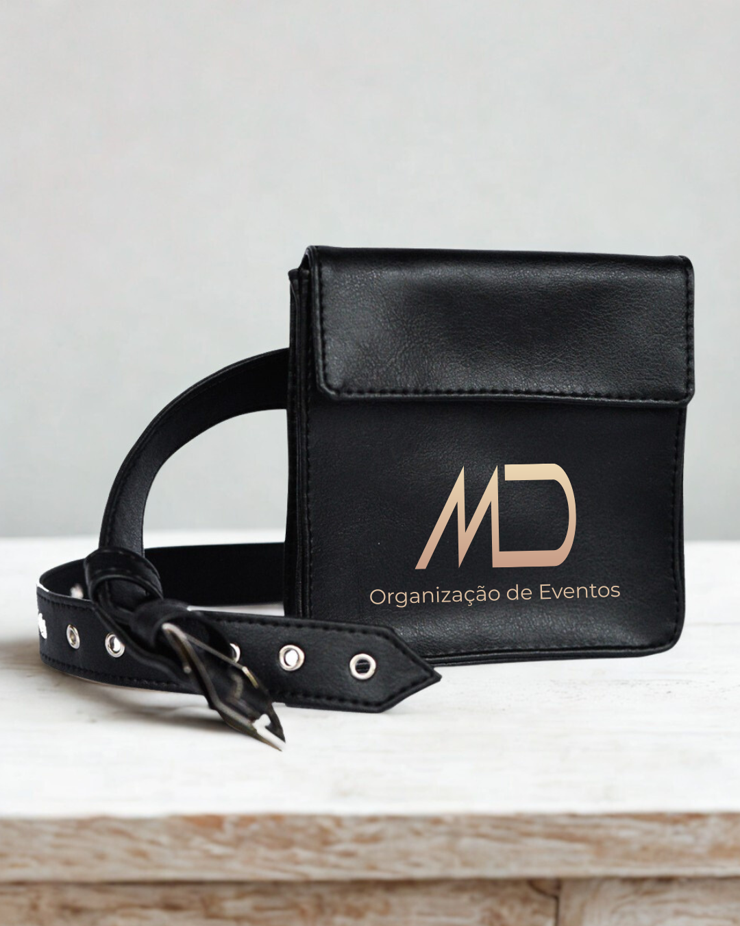 Bolsa de Cintura Pochete Cerimonialista Clean Personalizada Pequena