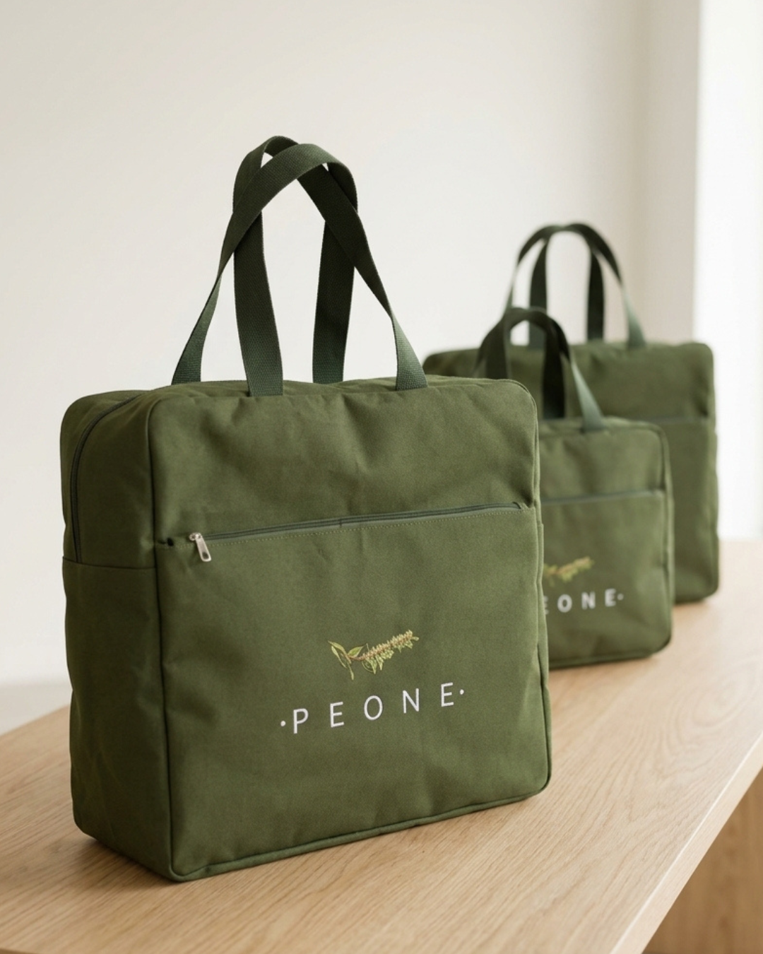 Bolsa Tote Condicional Minimalista Grande Personalizada em Lona