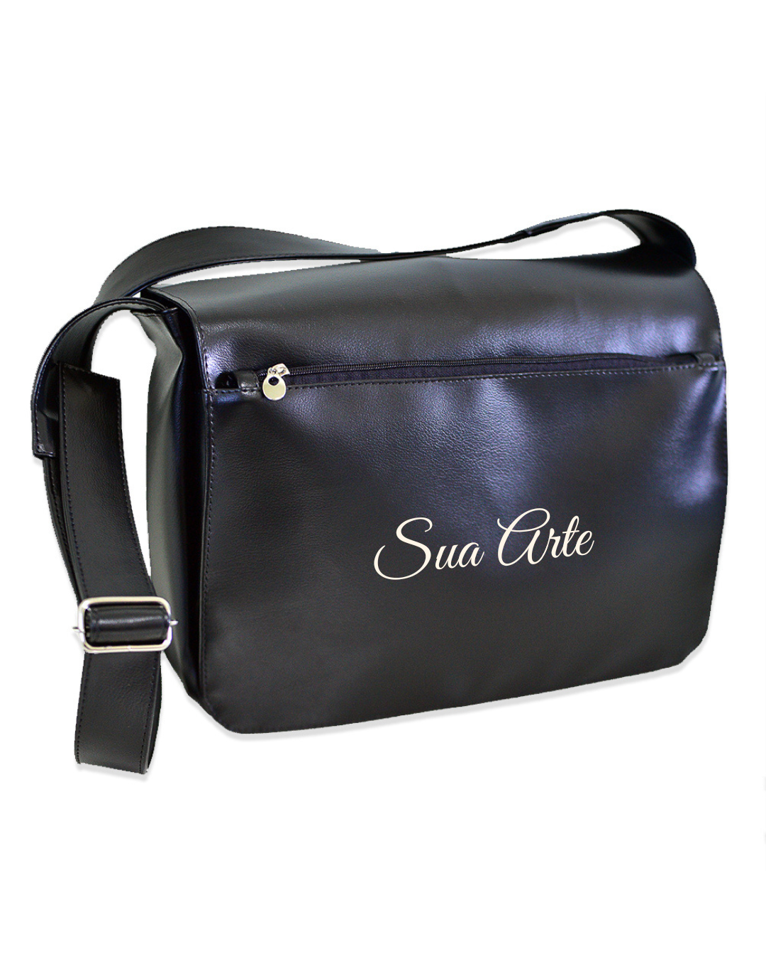 Bolsa Transversal Clássica Unissex em Sintético Personalizada