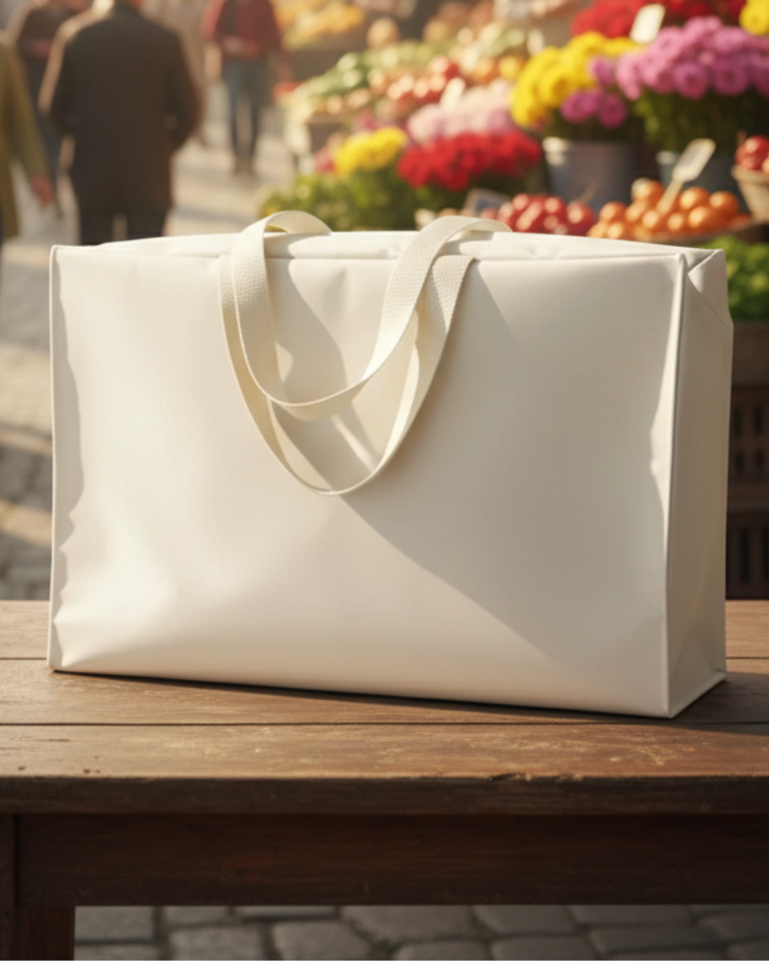 Bolsa Condicional Grande Em Lona Reforçada