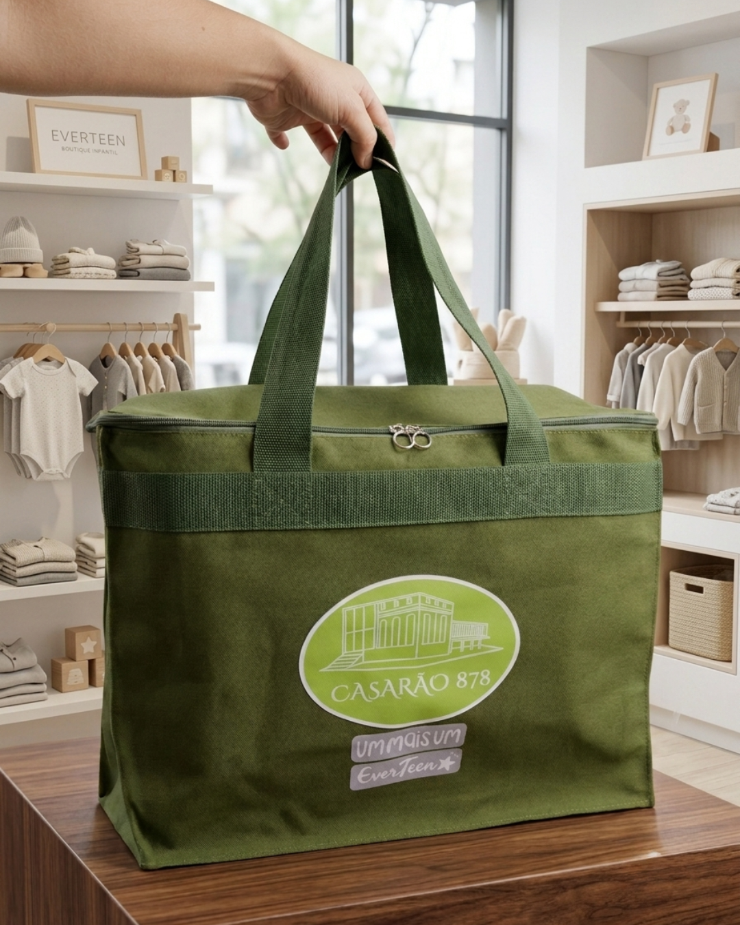 Bolsa Malinha Condicional Personalizada Tam. M Em Lona Reforçada