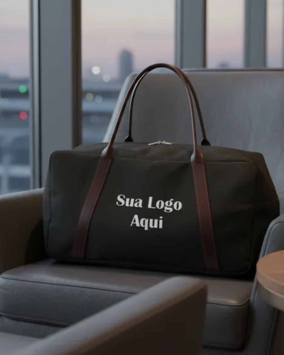 Bolsa Condicional Sofisticada Grande Personalizada Em Lona