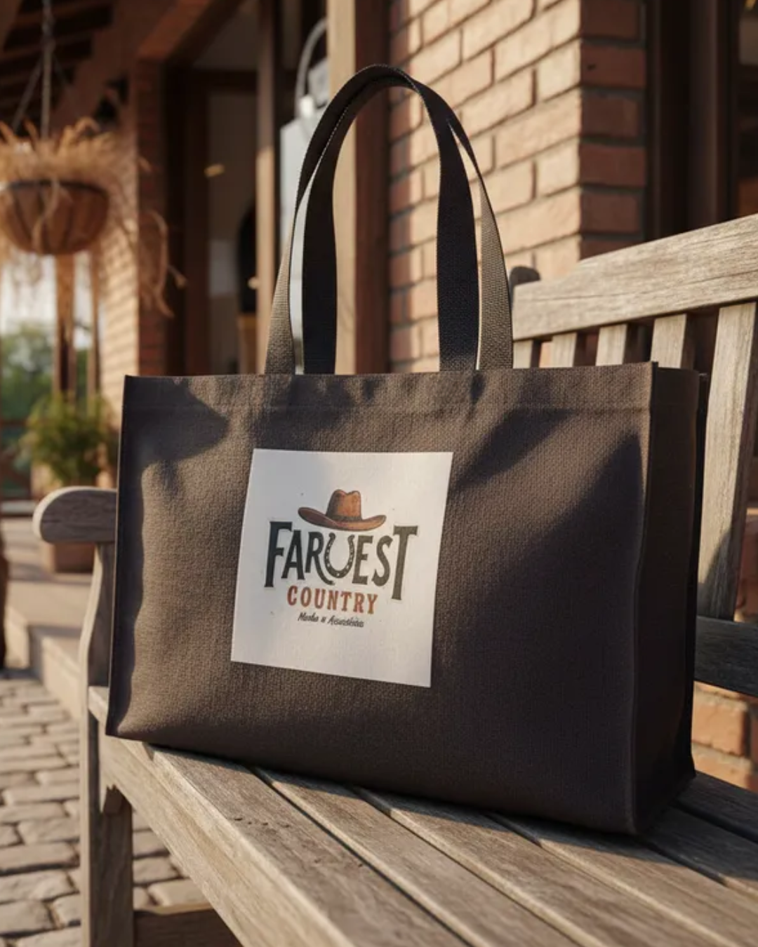 Shopbag Ecobag Frente de Loja Grande Personalizada Sem Zíper