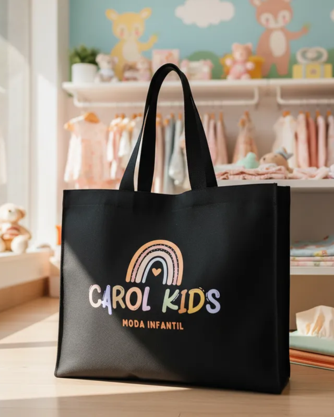 Shopbag Ecobag Frente de Loja Pequena Personalizada Sem Zíper