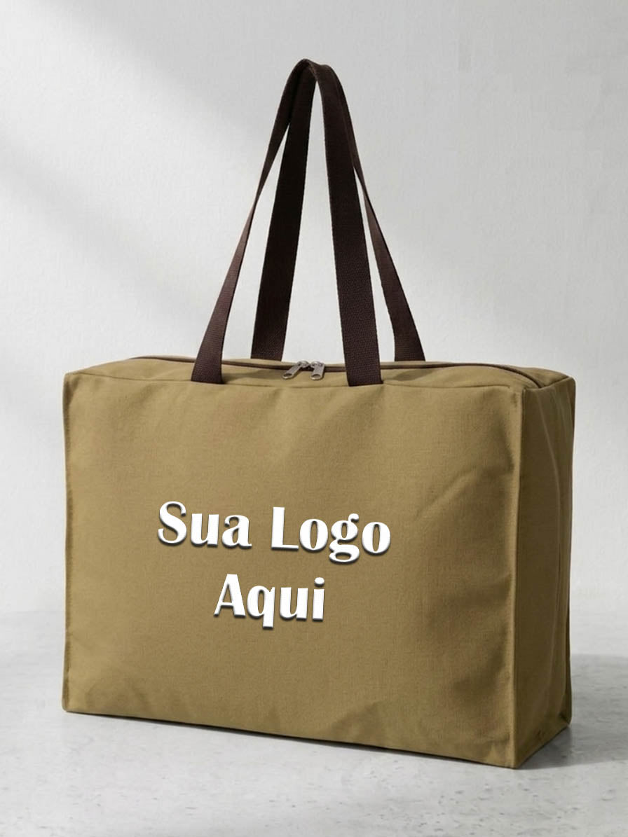 Bolsa Condicional Grande Personalizada Em Lona Reforçada