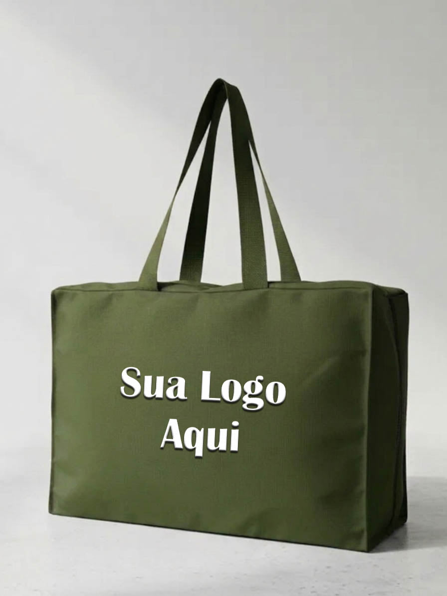 Bolsa Condicional Grande Personalizada Em Lona Reforçada