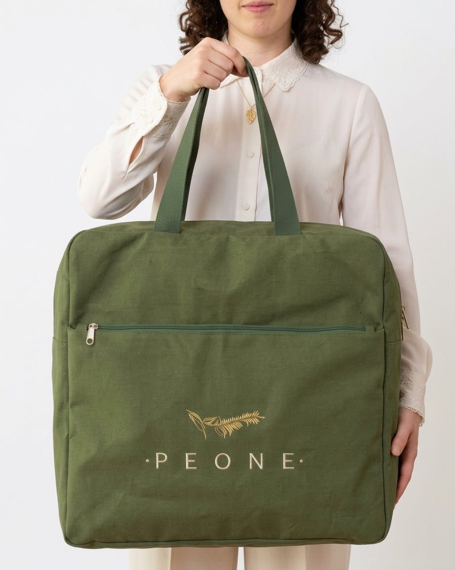 Bolsa Tote Condicional Minimalista Grande Personalizada em Lona