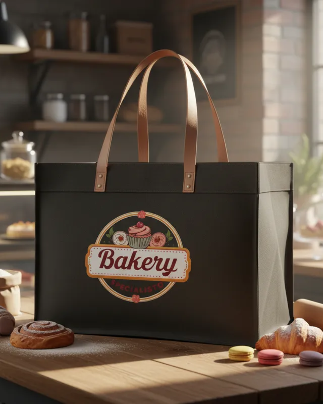 Sacola Doceira Grande Para Caixas Personalizada Em Lona